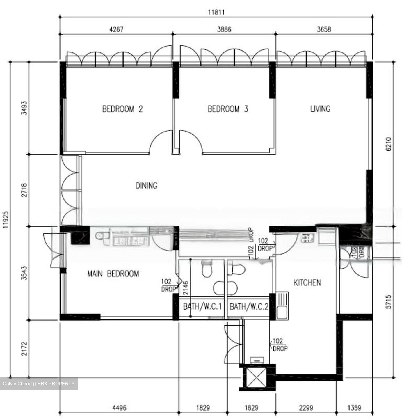 Blk 56 Geylang Bahru Riverpoint (Kallang/Whampoa), HDB 5 Rooms #450056121